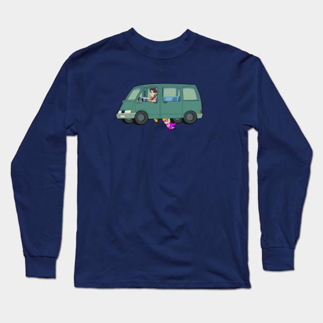 Also Kevin in the Minivan Long Sleeve T-Shirt by RobotGhost